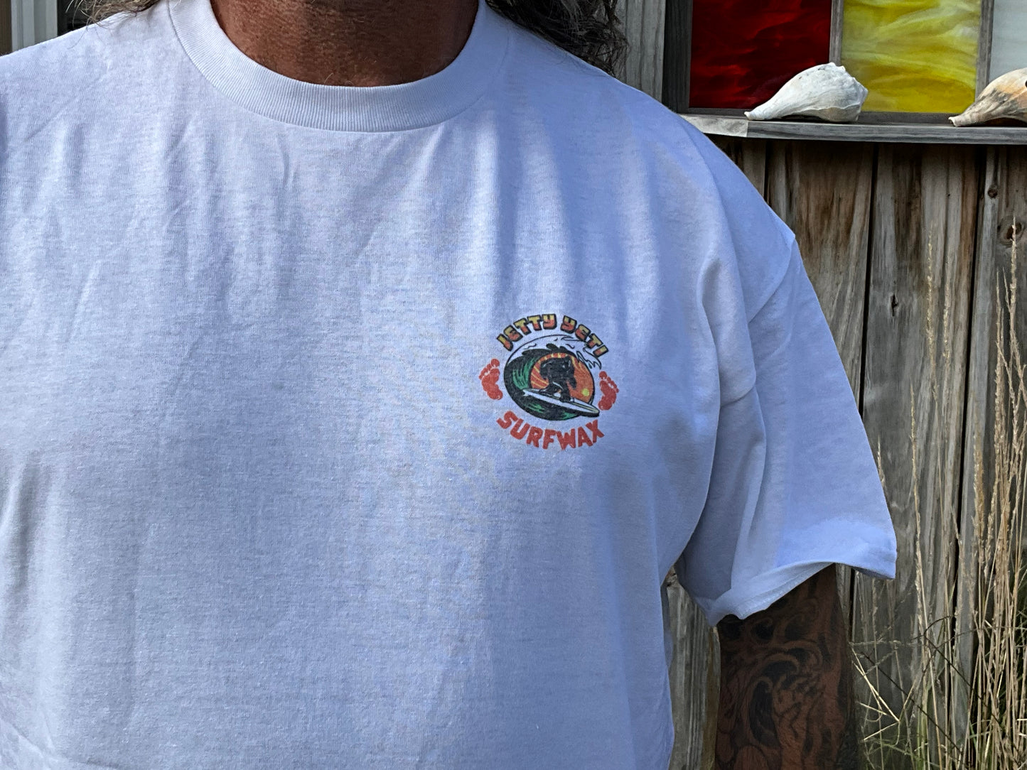 “Don’t Trip Over What’s Behind You” short sleeve tee